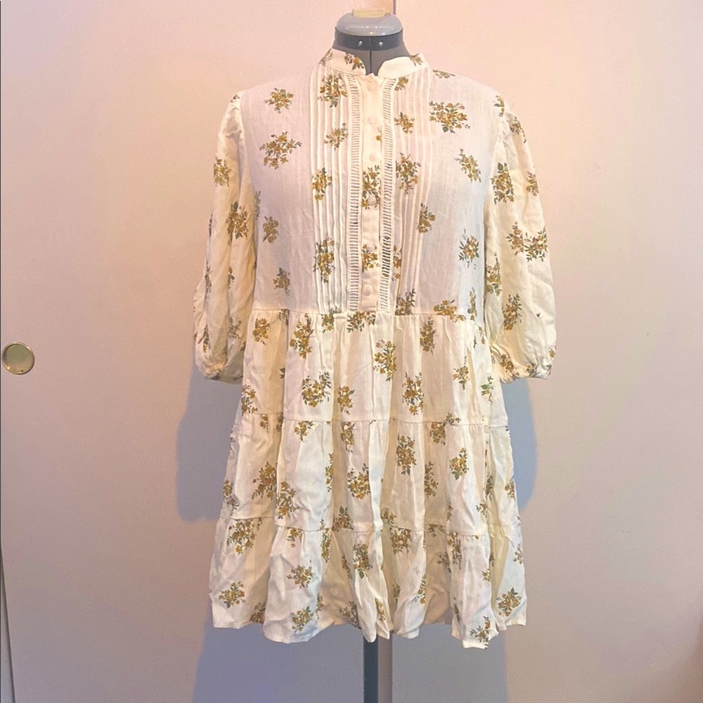 Floral Cream Dress